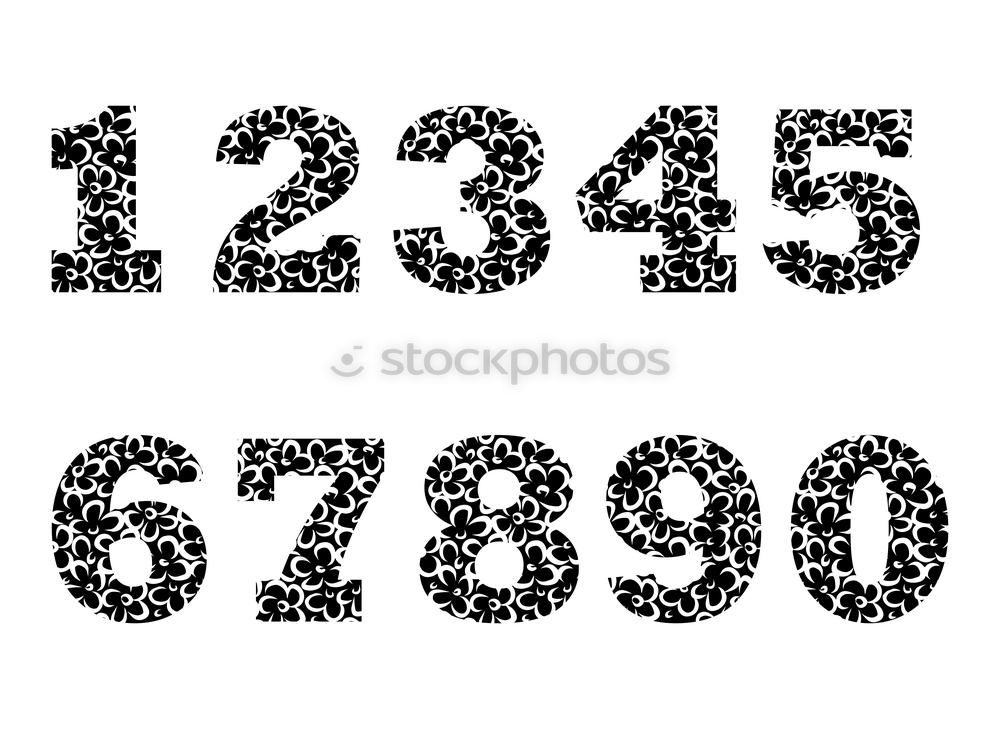 Similar – 4,059 Digits and numbers