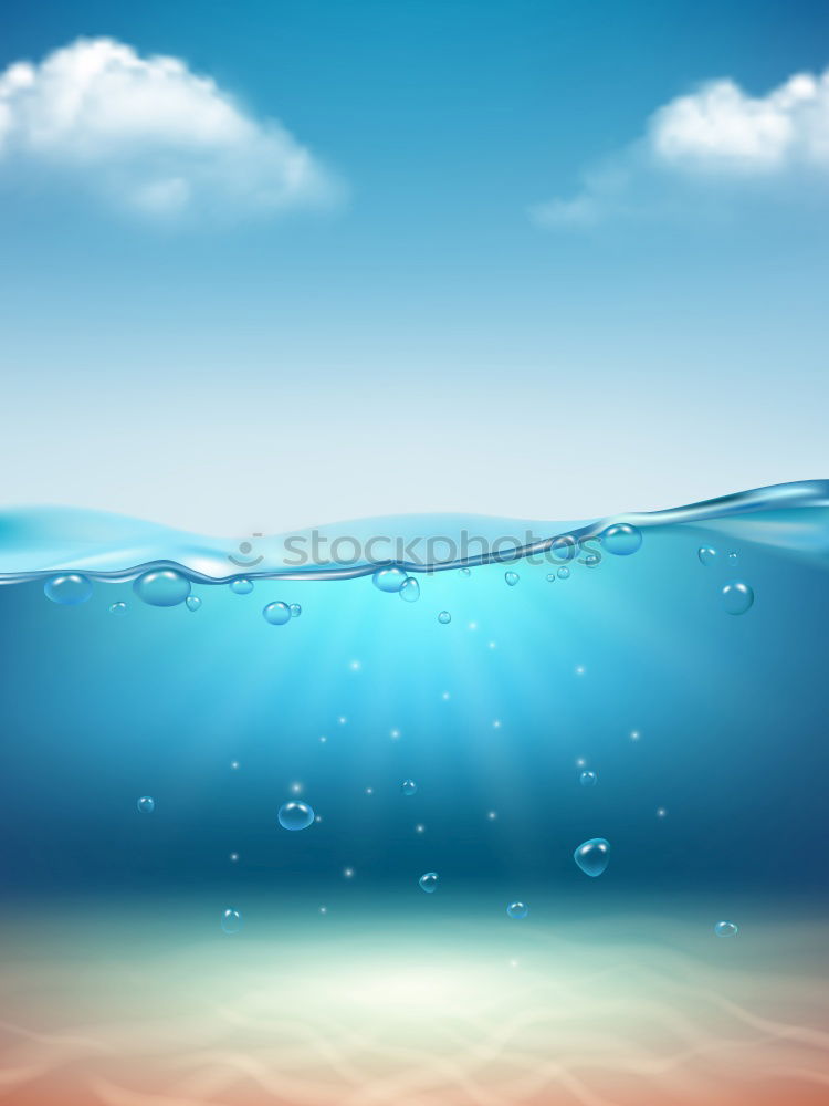 Similar – Image, Stock Photo Paper ship with colourful pennant chain in blue water