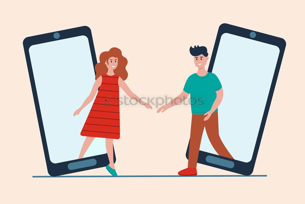 Similar – Image, Stock Photo Online Dating Style Design
