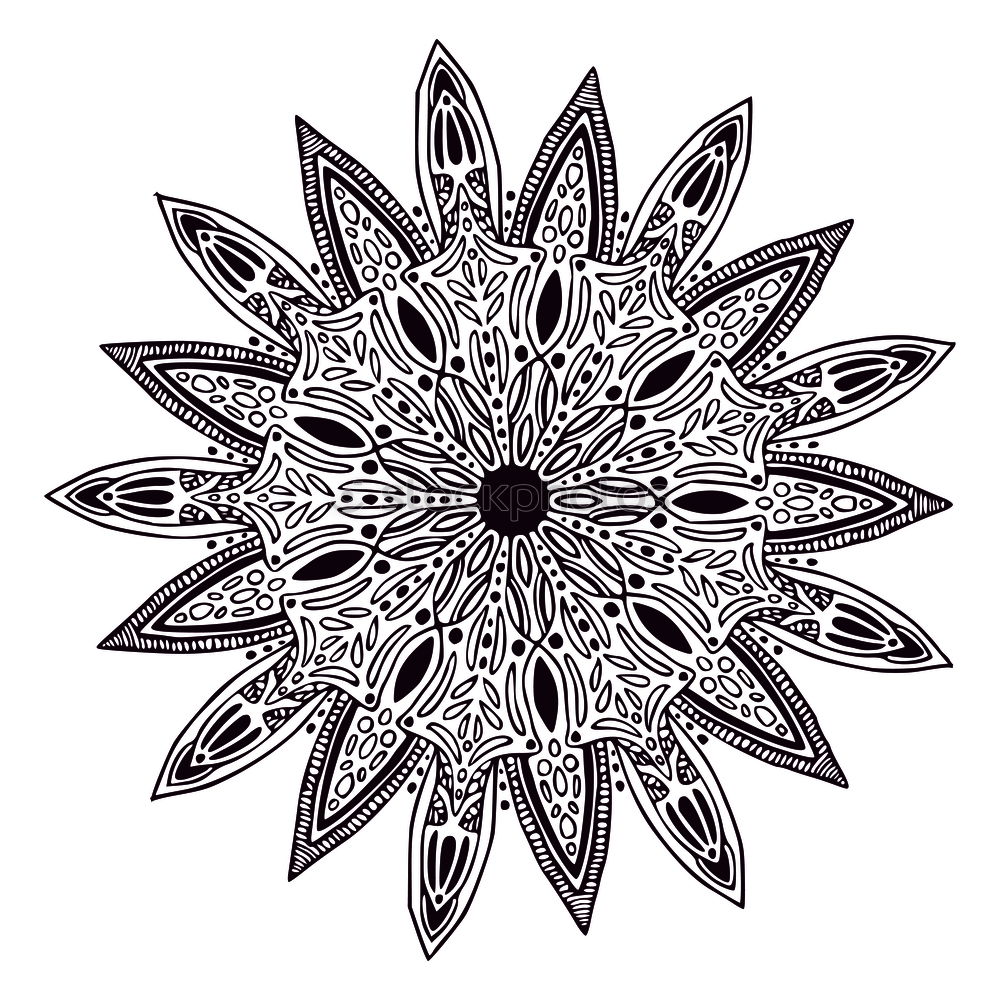 Similar – Henna tattoo motif on arm