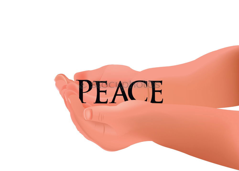 Similar – Image, Stock Photo peace Wall (barrier)