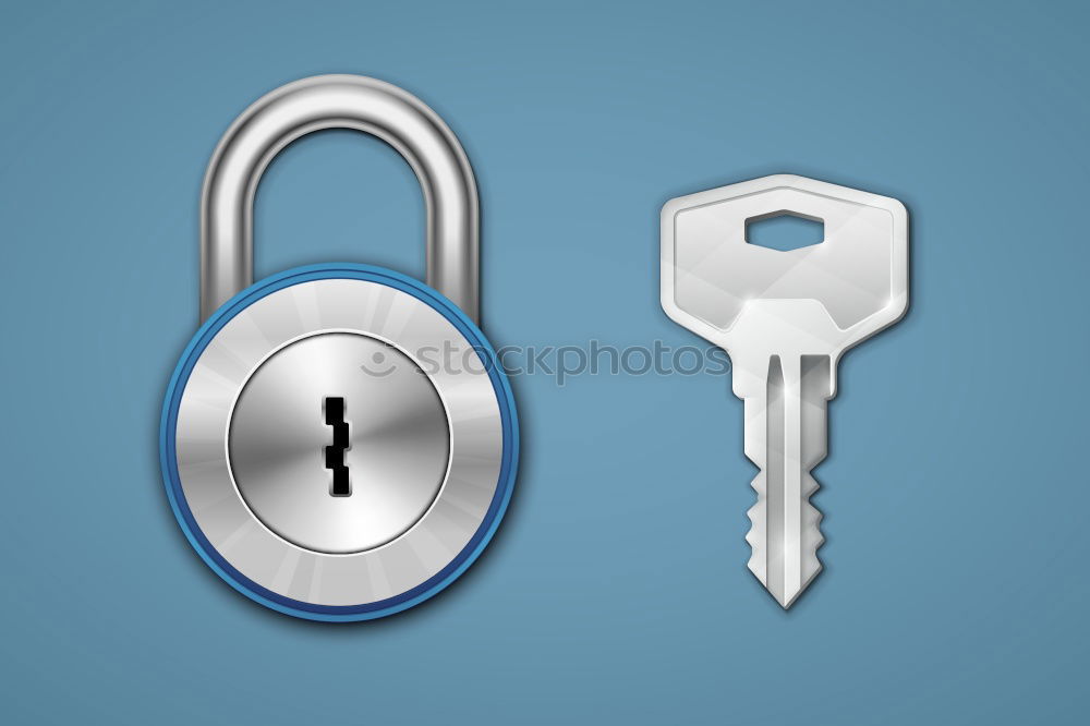 Similar – Mobile phone lock open