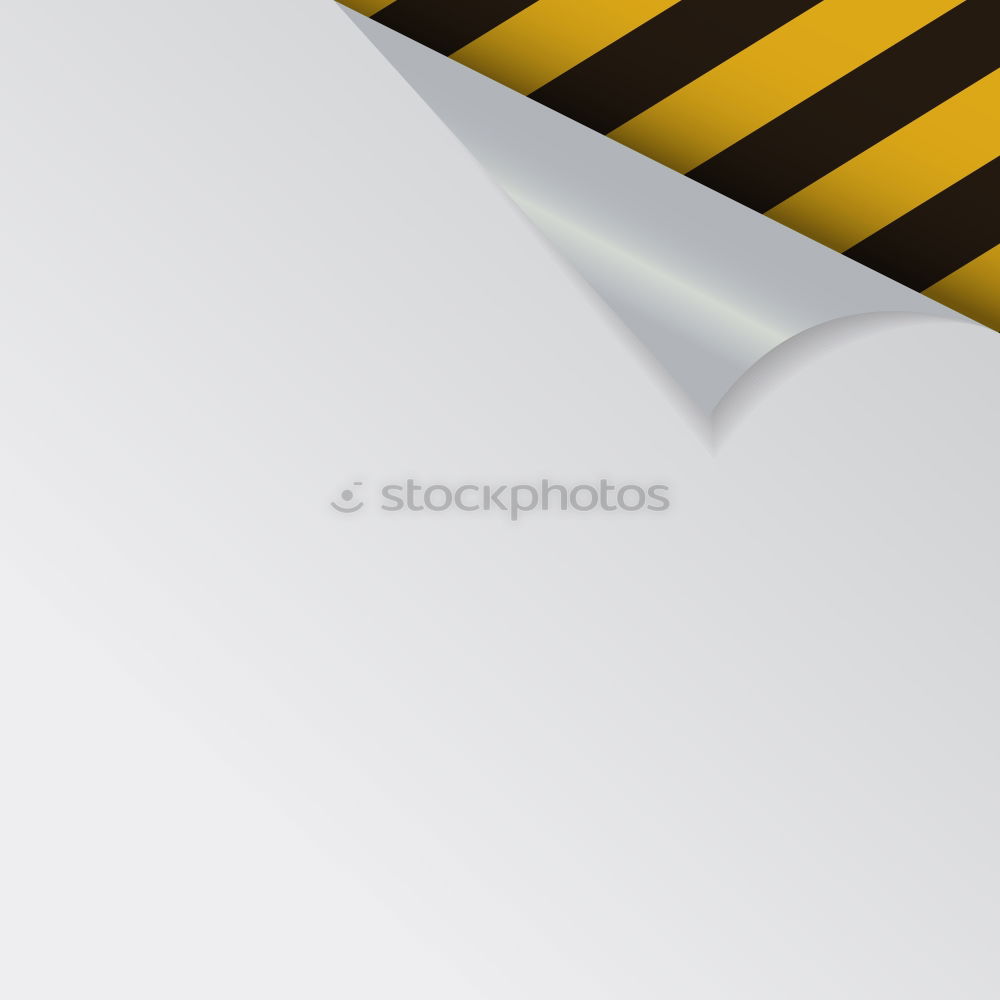 Image, Stock Photo black/yellow double T-beam