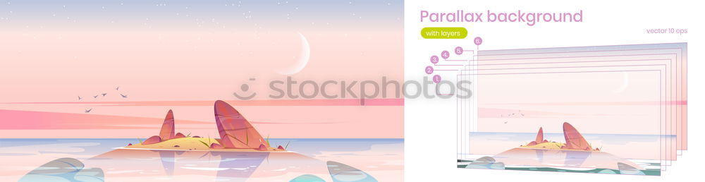 Similar – Image, Stock Photo Panorama: Lake Powell