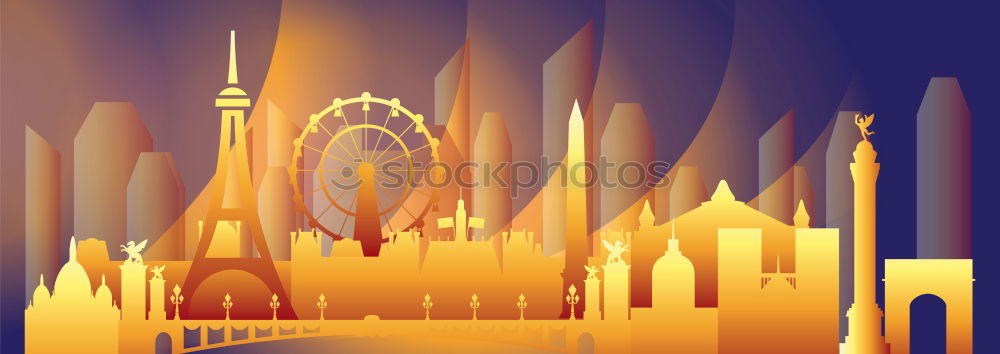 Similar – Image, Stock Photo Colourful city