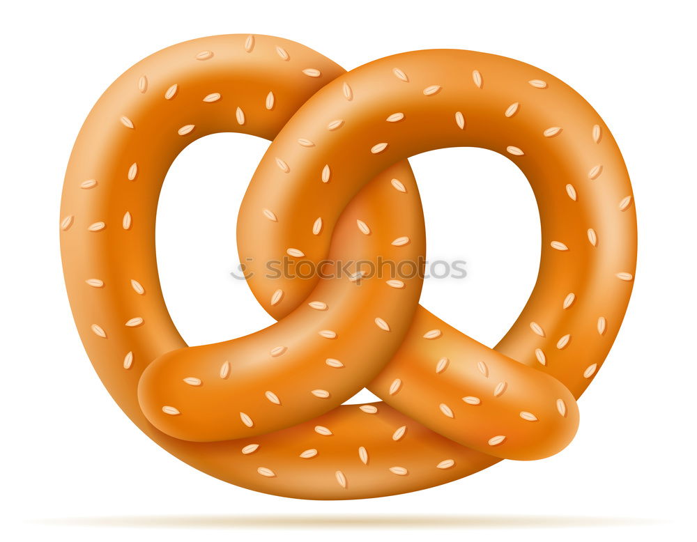 Similar – Image, Stock Photo Love in Bavarian Pretzel