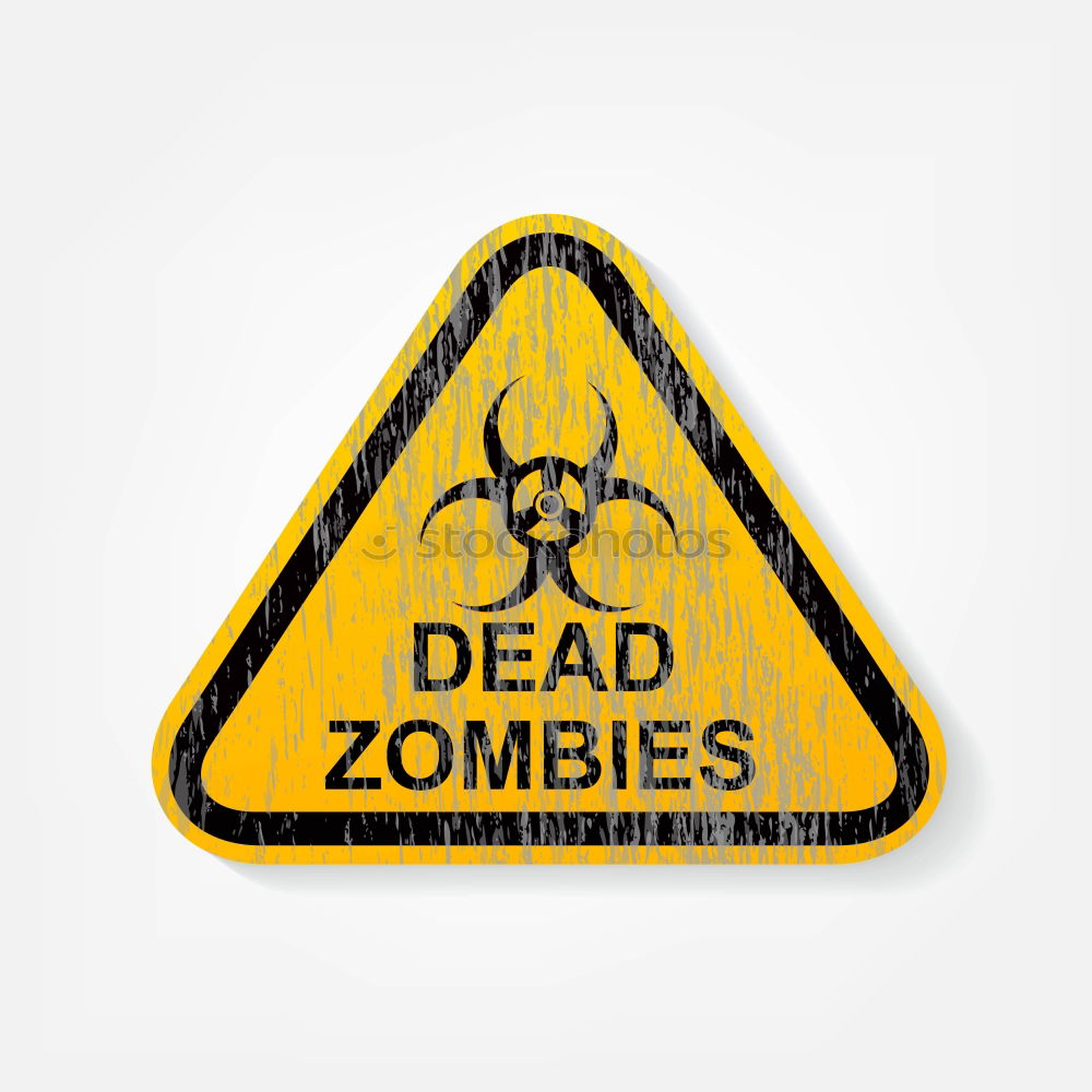 Similar – Graffity on wood: ATTENTION! Zombie Apocalypse