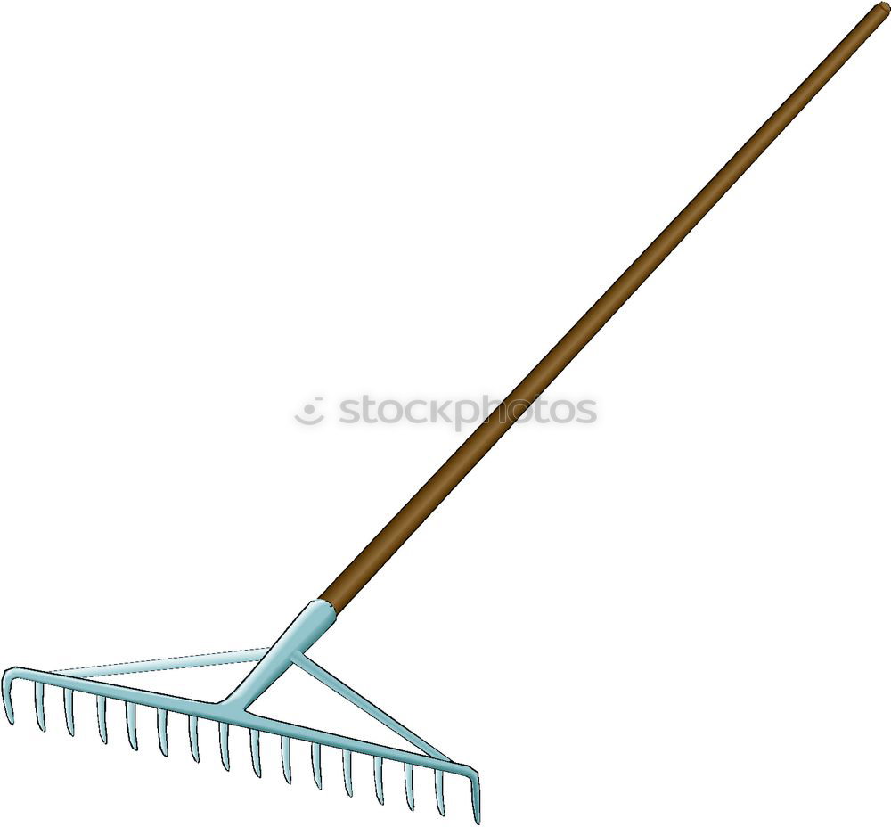 Similar – Image, Stock Photo rake and shovel Rake