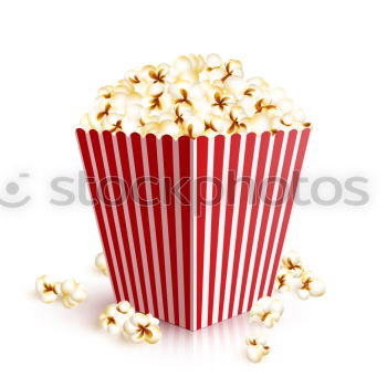 Similar – Image, Stock Photo Two retro boxes of popcorn