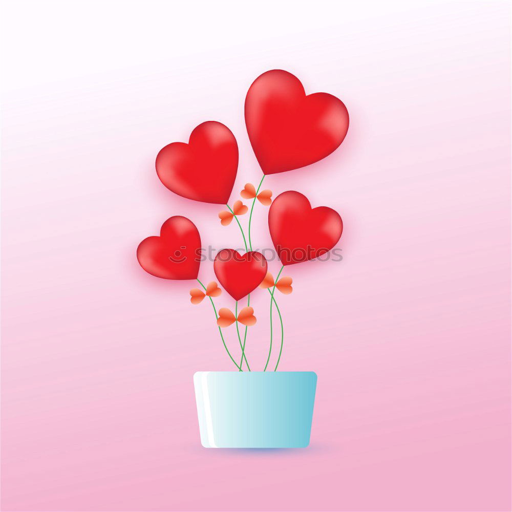 Similar – Image, Stock Photo Love greetings on Valentine’s Day