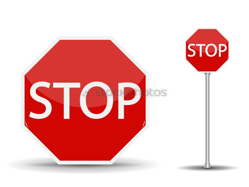 Similar – STOP! Stop sign Ocean