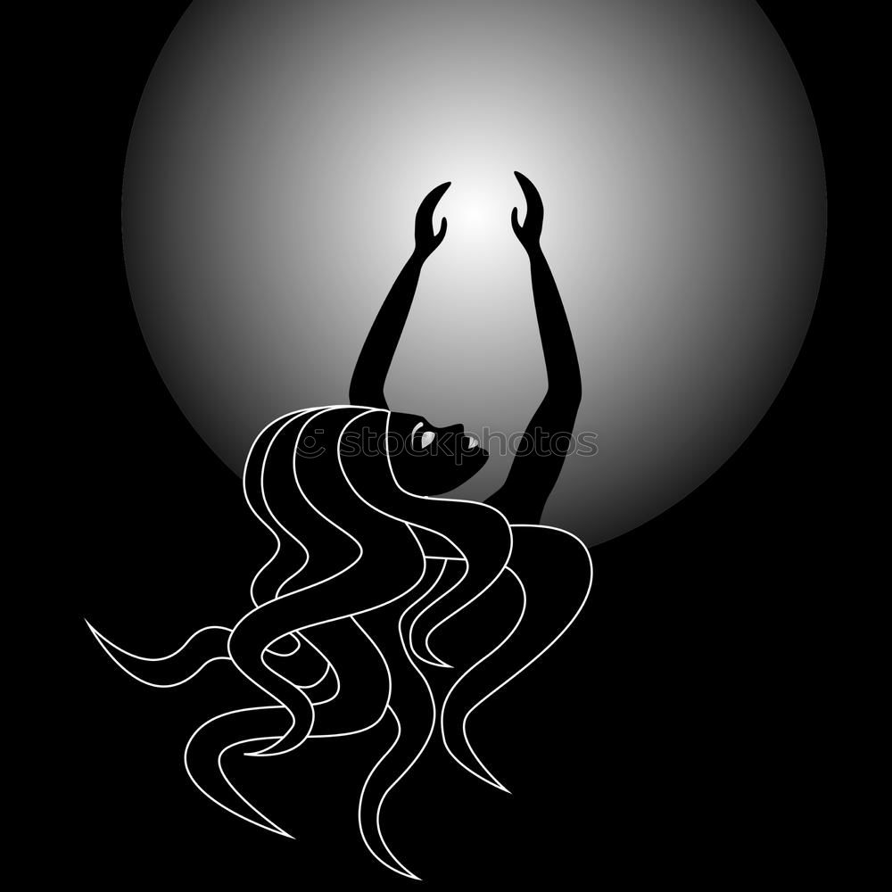 Similar – Fallen Angel Silhouette