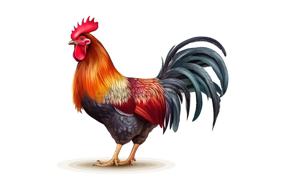 Similar – Image, Stock Photo Brown Leghorn Rooster