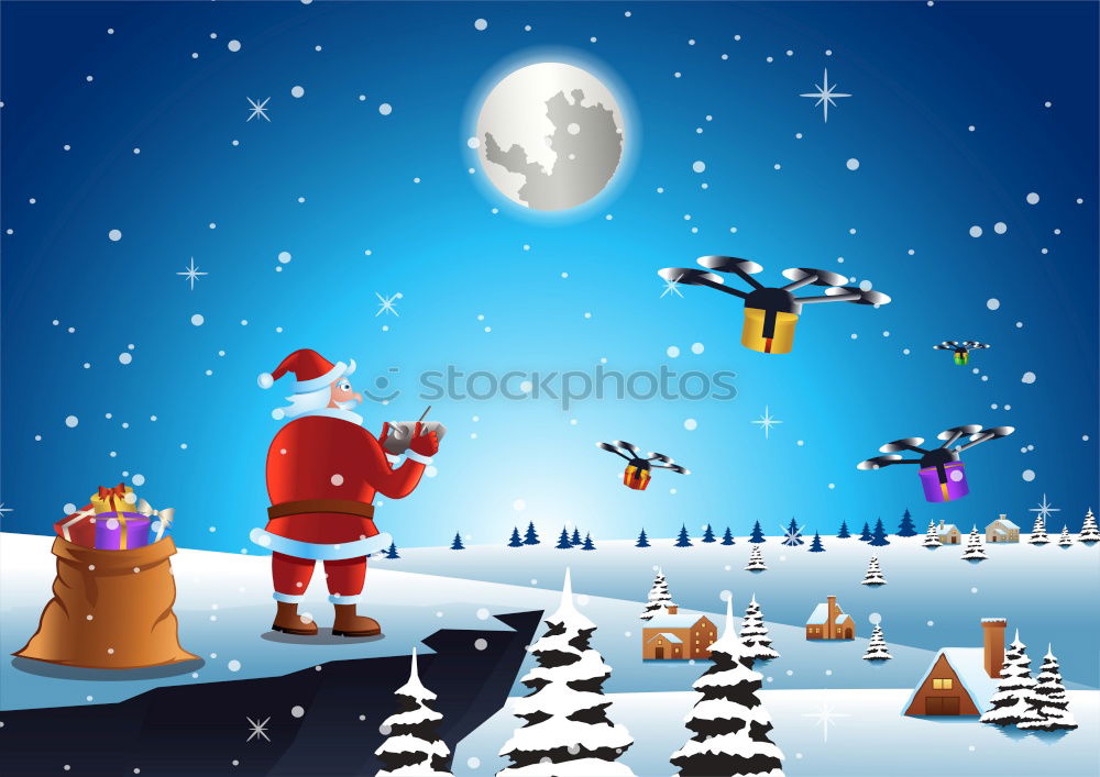 Similar – Image, Stock Photo Christmas hat and wobbly eyes on blue background