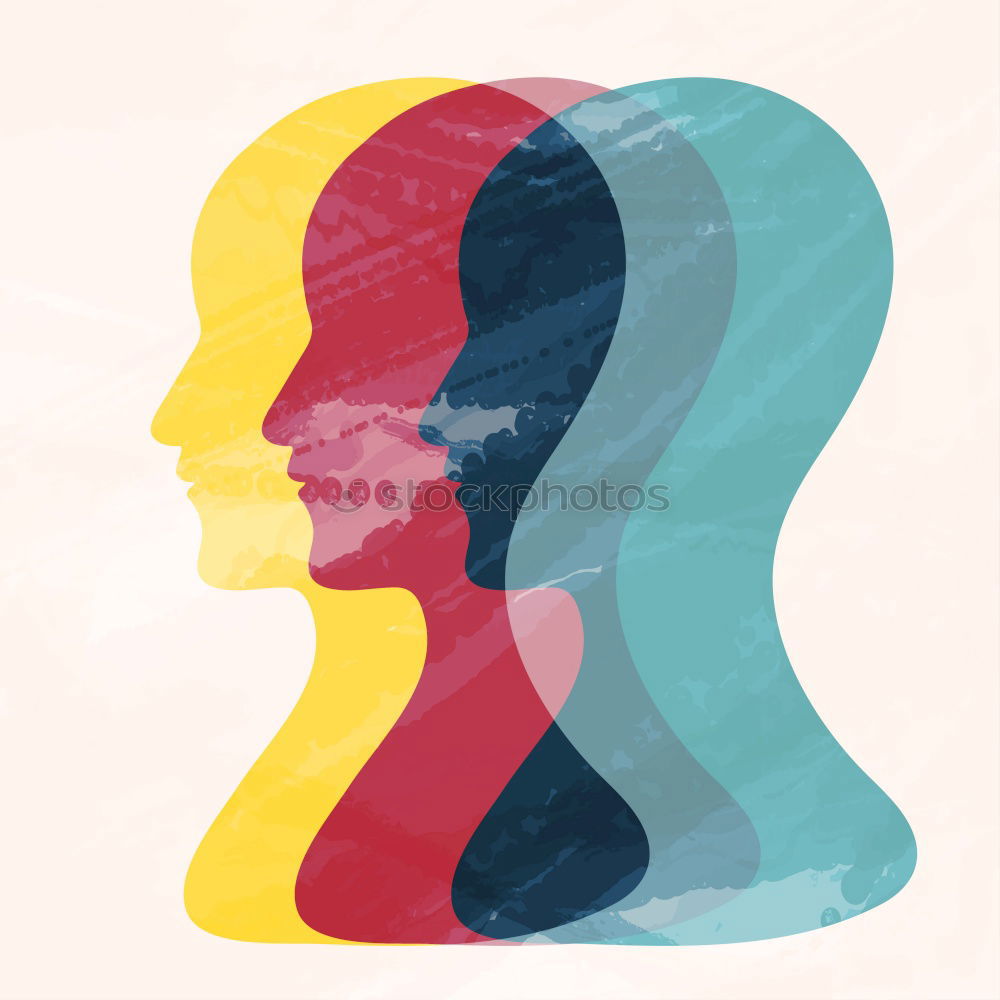 Image, Stock Photo Inequality woman // man