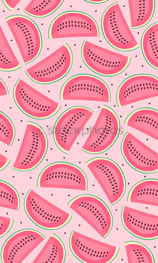 Similar – Pattern red watermelon on background. Flat lay, top view