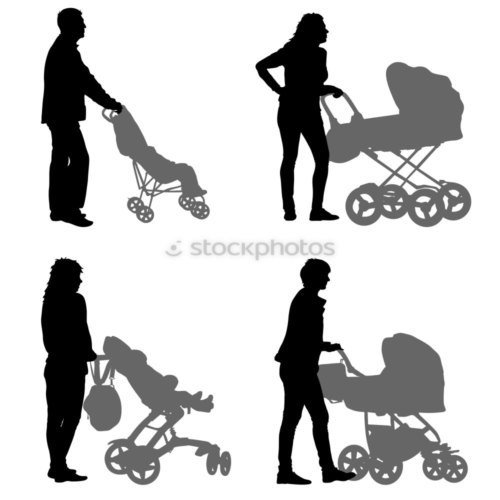 Similar – Image, Stock Photo Father and son running in the park.