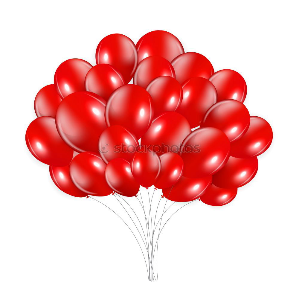 Similar – Image, Stock Photo solemn l Red balloons