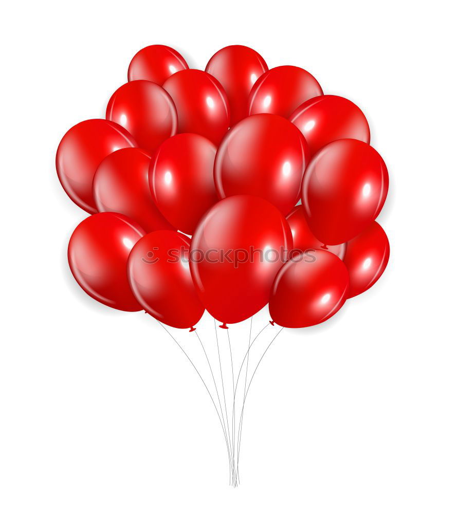 Similar – Image, Stock Photo solemn l Red balloons