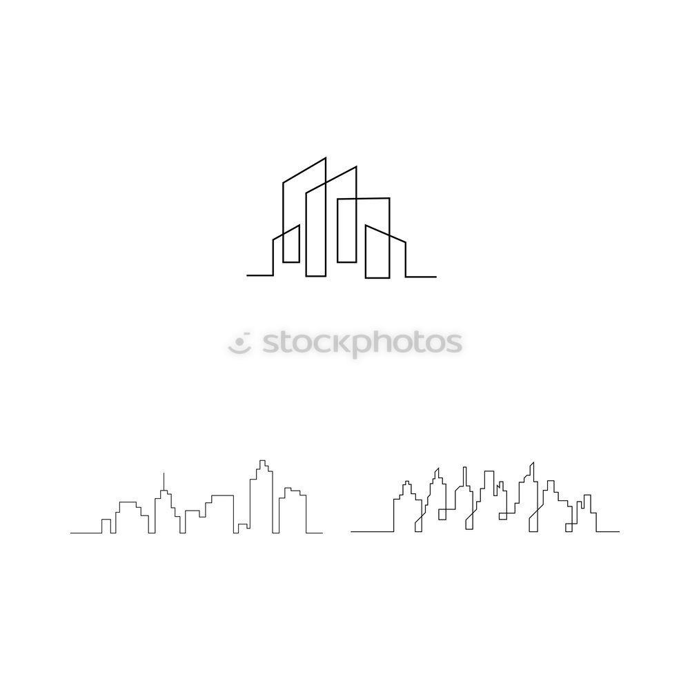 Similar – Image, Stock Photo Multiple chimneys