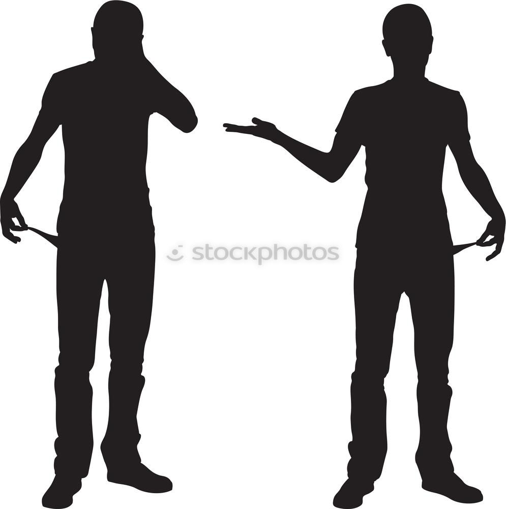 Similar – Image, Stock Photo shadow men Shadow play