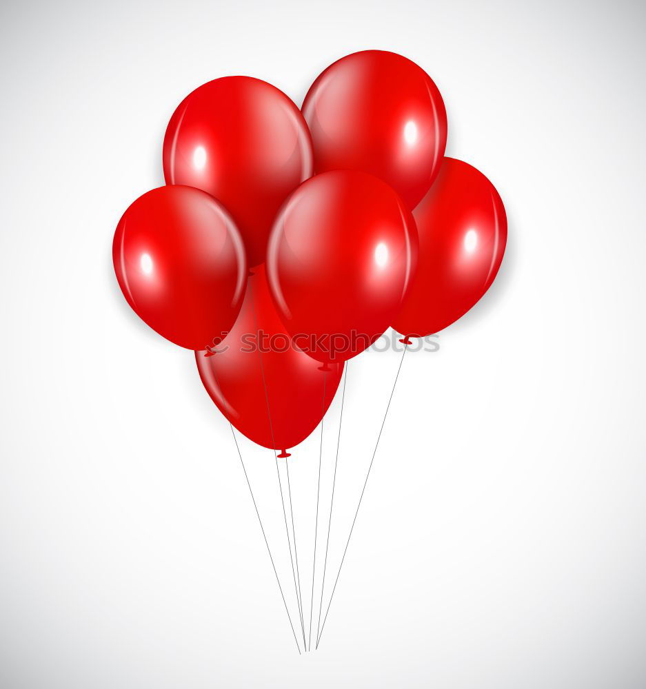 Similar – Image, Stock Photo solemn l Red balloons