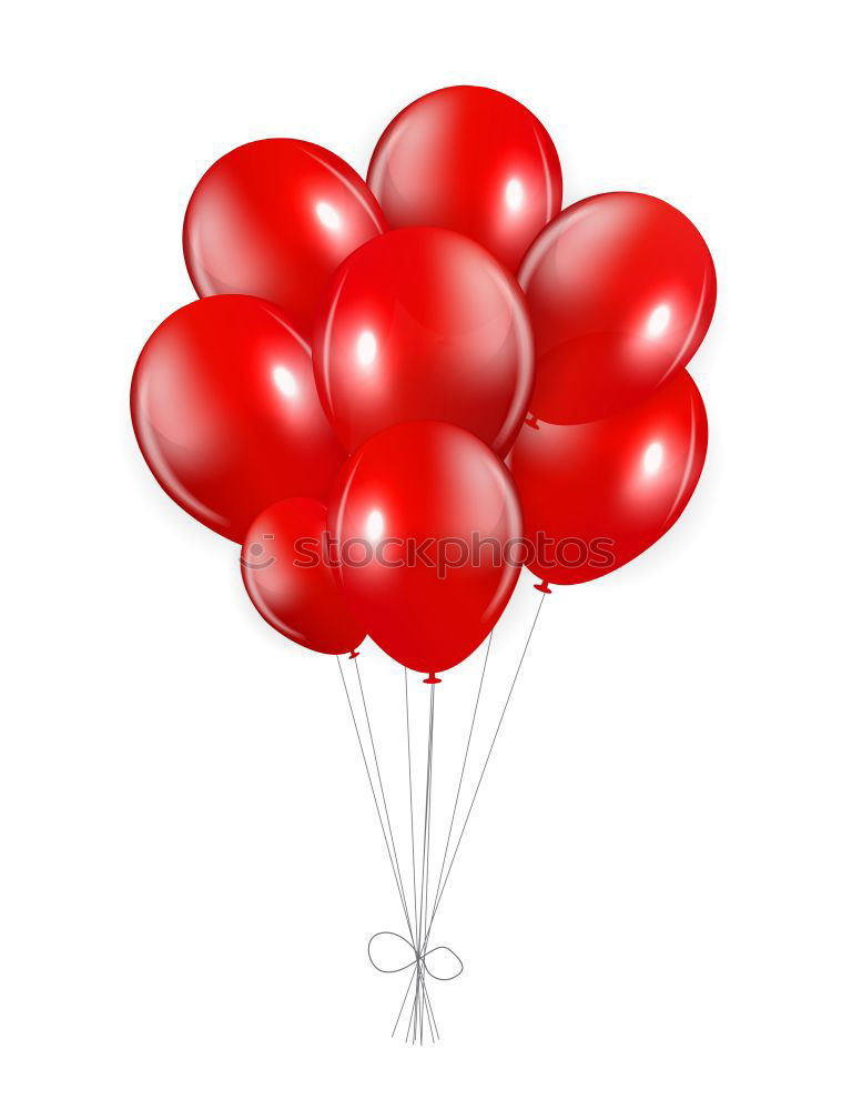 Similar – Image, Stock Photo solemn l Red balloons