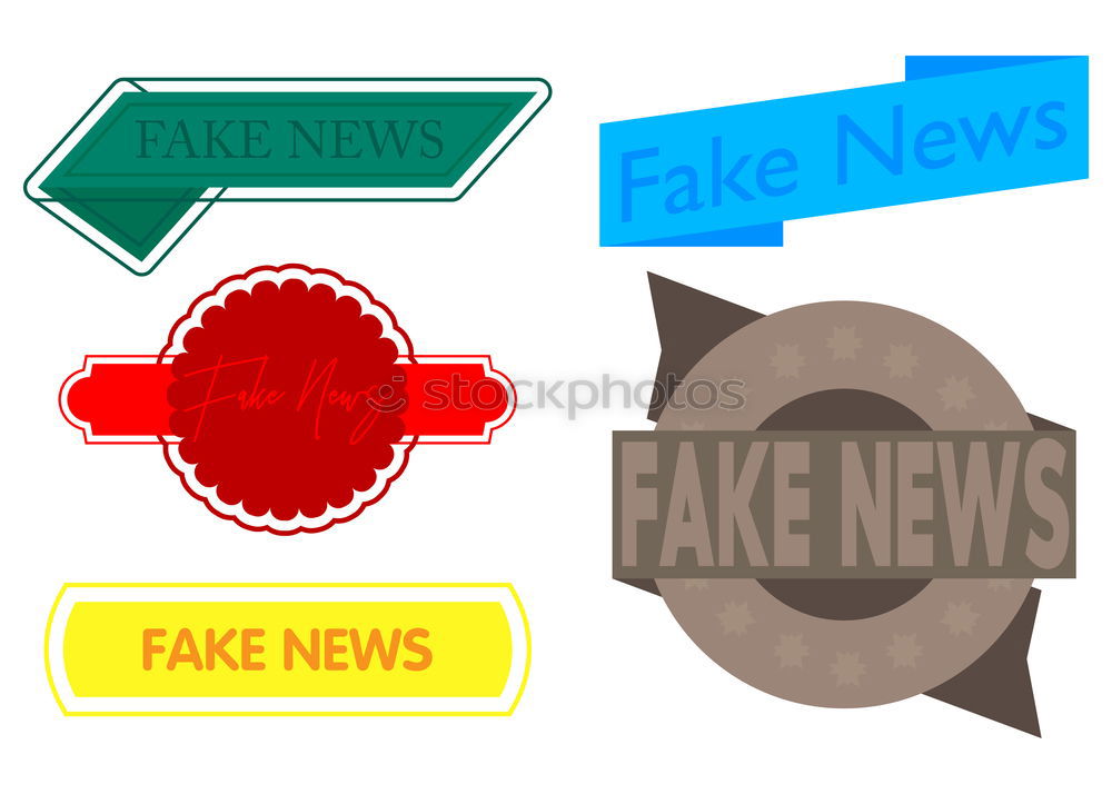 Similar – Image, Stock Photo Envelope with FAKE NEWS newspapers over black