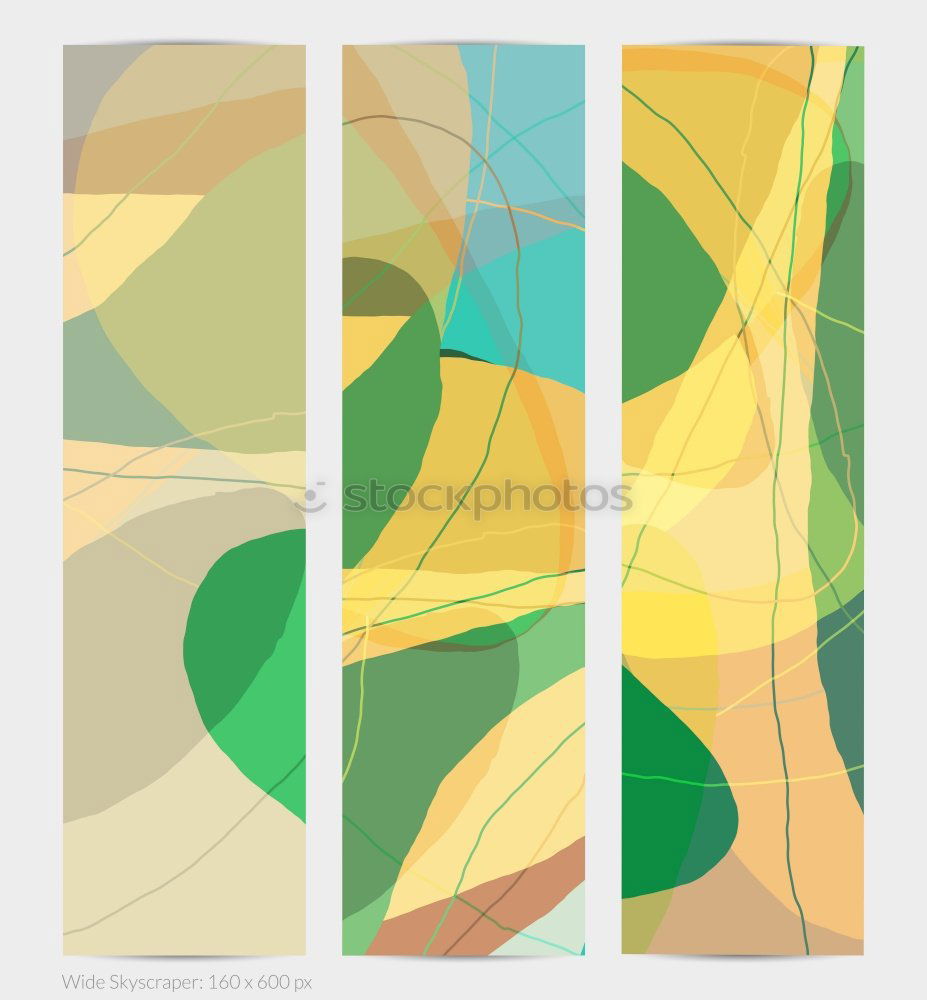 Similar – Image, Stock Photo Colorful polygon paper design. Pastel tones geometric shapes