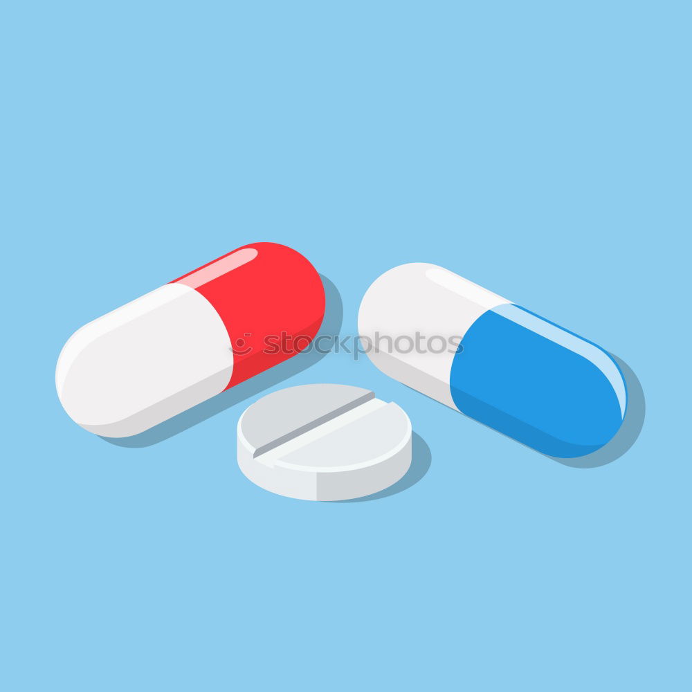 Image, Stock Photo Tablet capsules Healthy