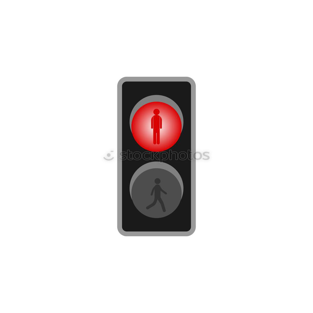 Similar – Traffic light signal Please touch