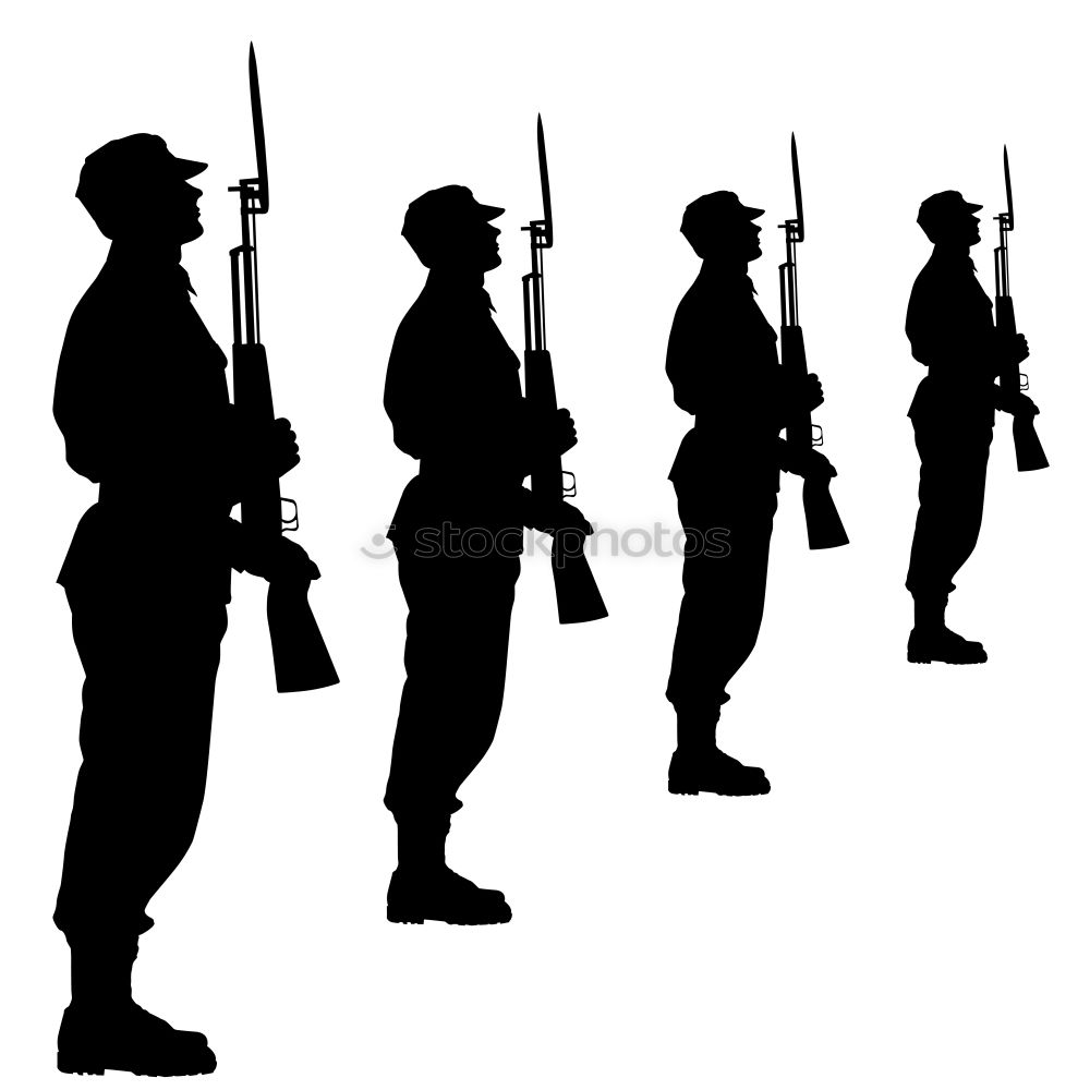 Similar – Soldiers of the Guard Regiment of the German Armed Forces