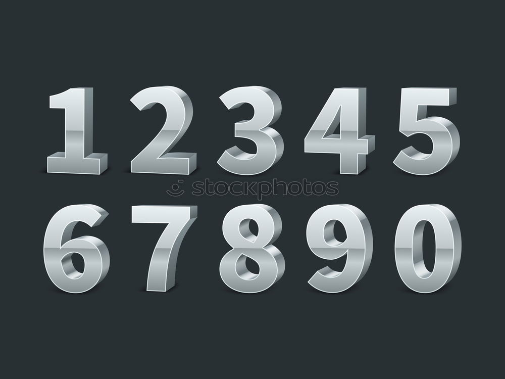 Similar – 4,059 Digits and numbers