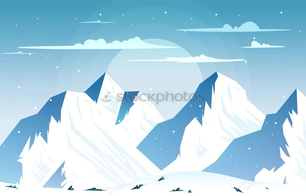 Similar – Image, Stock Photo ascent Winter Snowboard