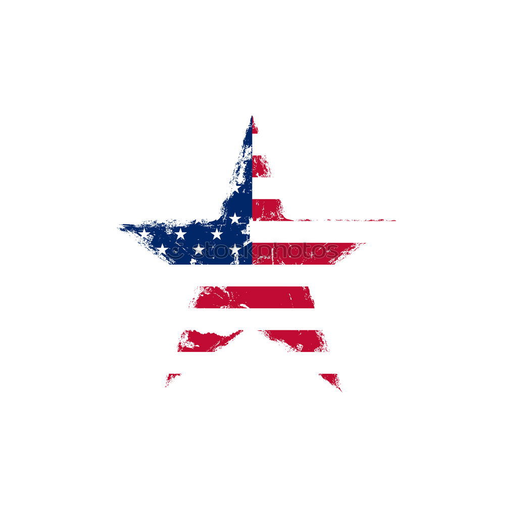 Similar – United States flag with smoke texture on white background