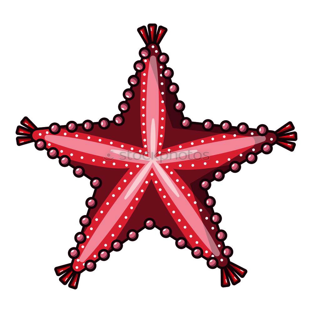 Similar – Image, Stock Photo Bright red star for decoration