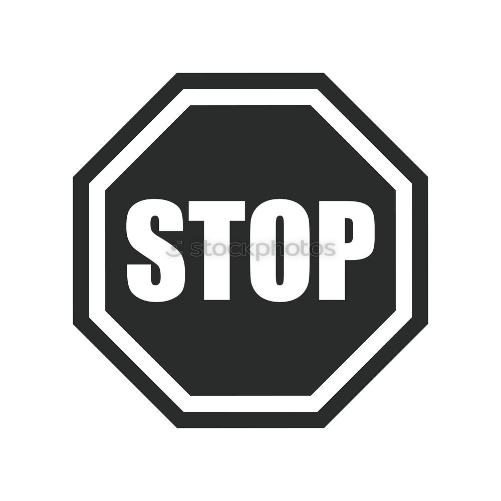 Similar – Image, Stock Photo bus stop Stop Stop sign