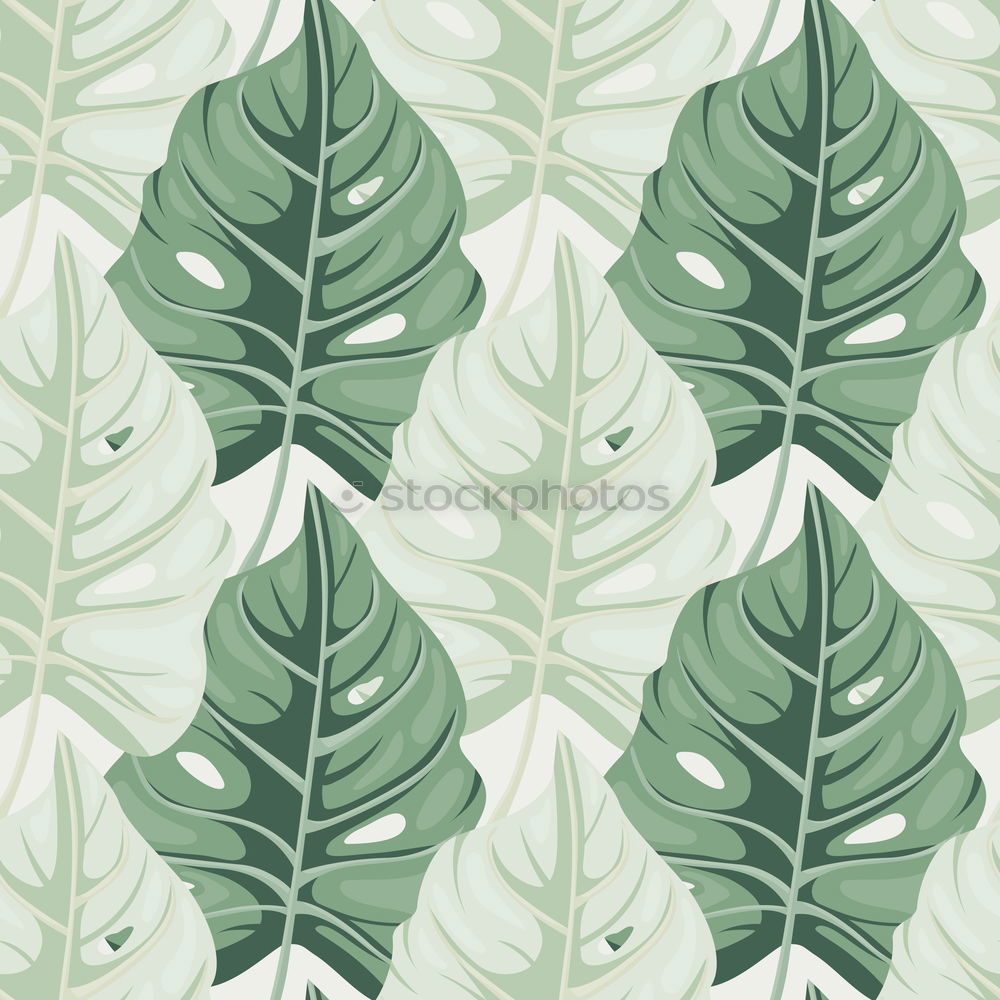 Similar – Image, Stock Photo Green Leaves Style Design