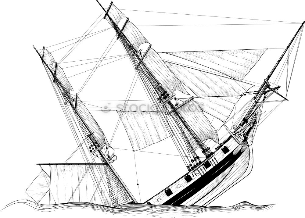 Similar – Schiffsmasten Segelschiff