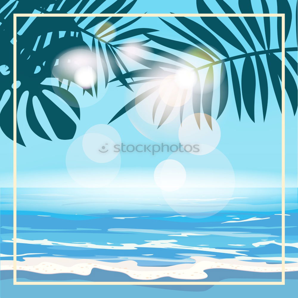 Similar – paradise Palm tree Ocean