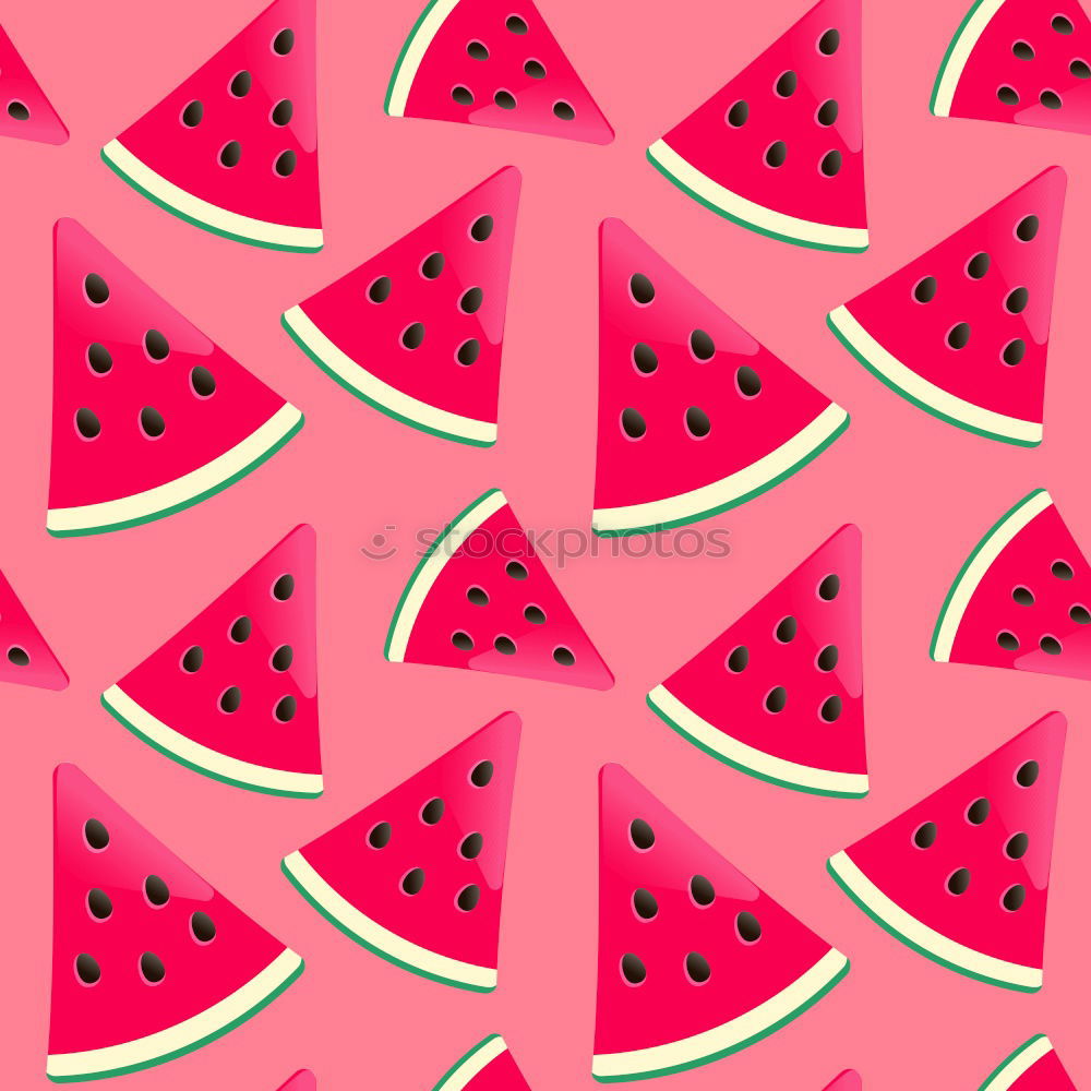 Similar – Pattern red watermelon on background. Flat lay, top view