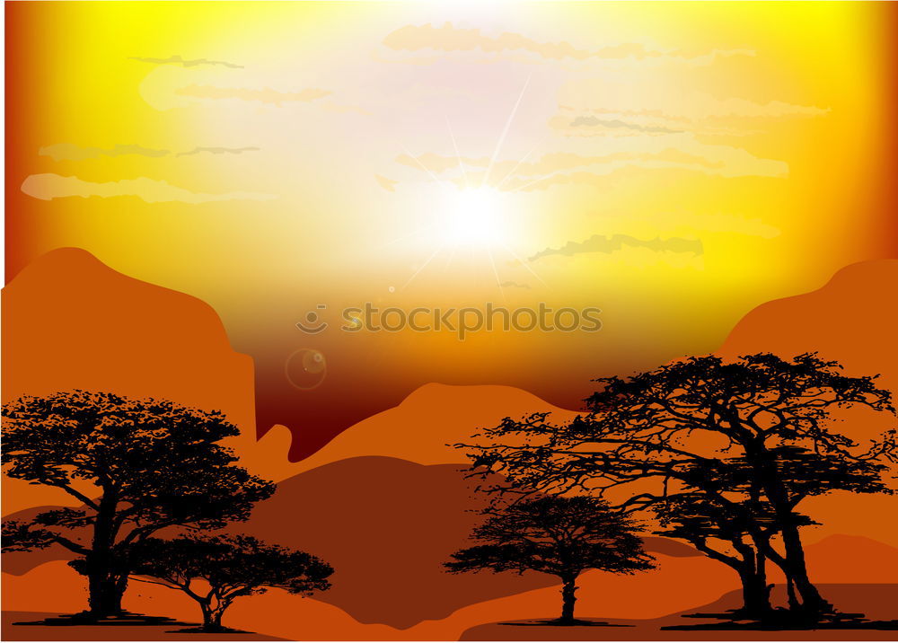 Similar – Image, Stock Photo Silhouettes of Burmese Pagodas during sunset, Bagan, Myanmar