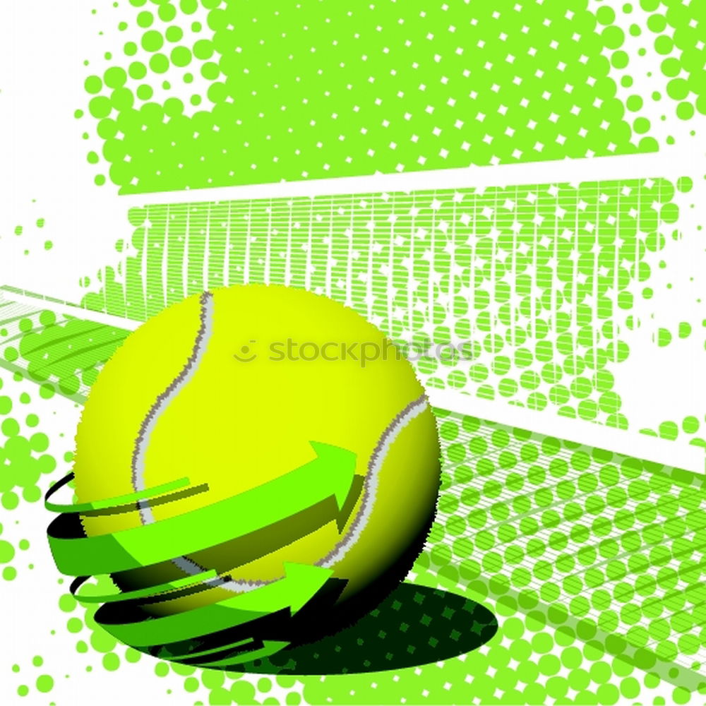 Similar – Extreme Closeup of Horizontal Tennis Ball Seam