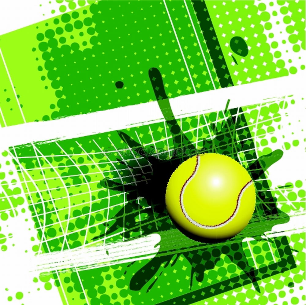 Similar – Extreme Closeup of Horizontal Tennis Ball Seam