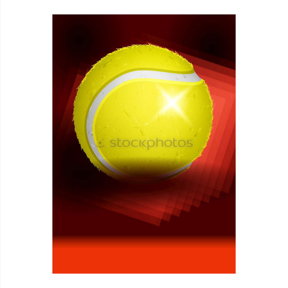 Similar – Image, Stock Photo Tennis ball on orange abstract background with reflection.