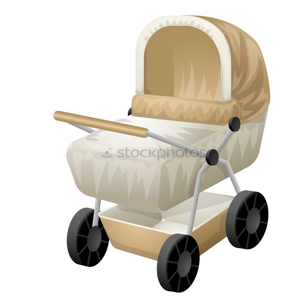 Similar – Image, Stock Photo An old doll’s pram recalls childhood in the seventies full of sadness and desolation