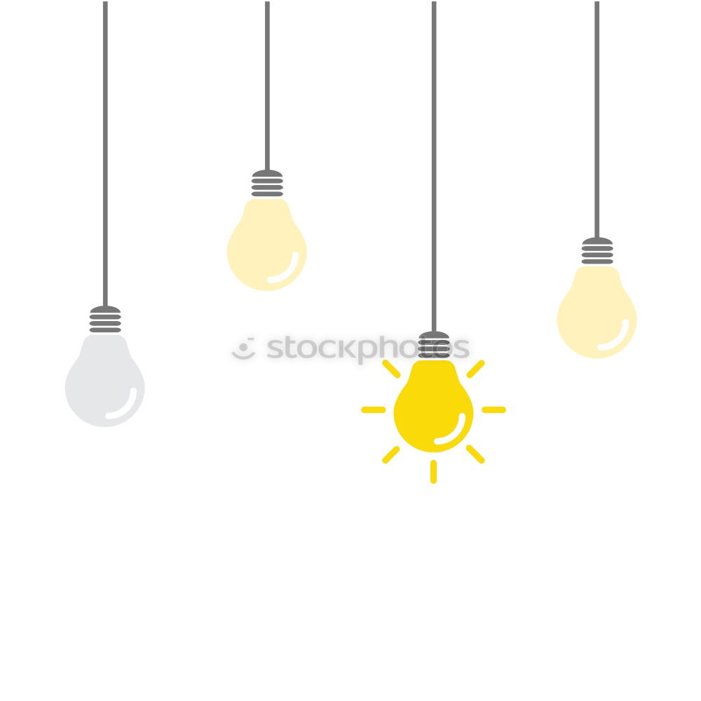 Similar – Image, Stock Photo light bulb Style Education