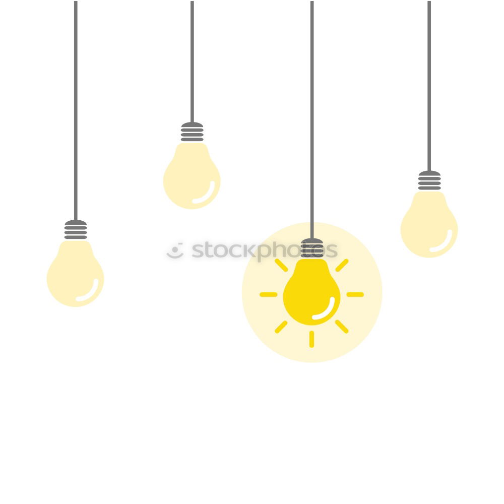 Similar – Image, Stock Photo light bulb Style Education