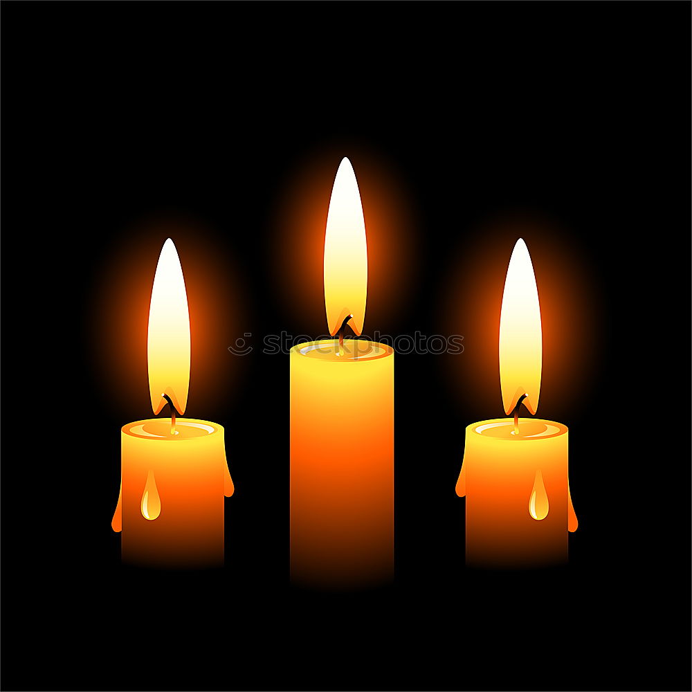 Image, Stock Photo light Decoration Candle