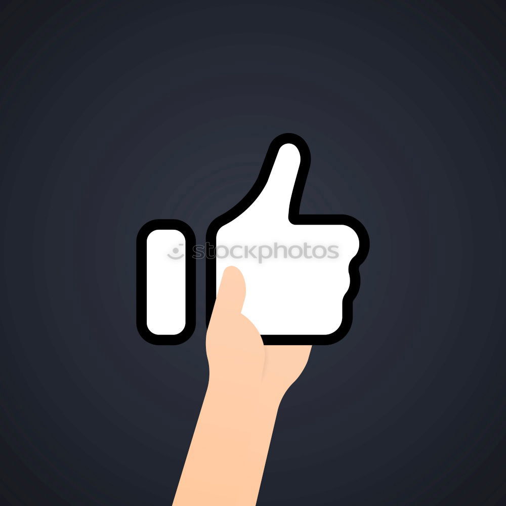 Similar – Image, Stock Photo Thumbs up Style Design